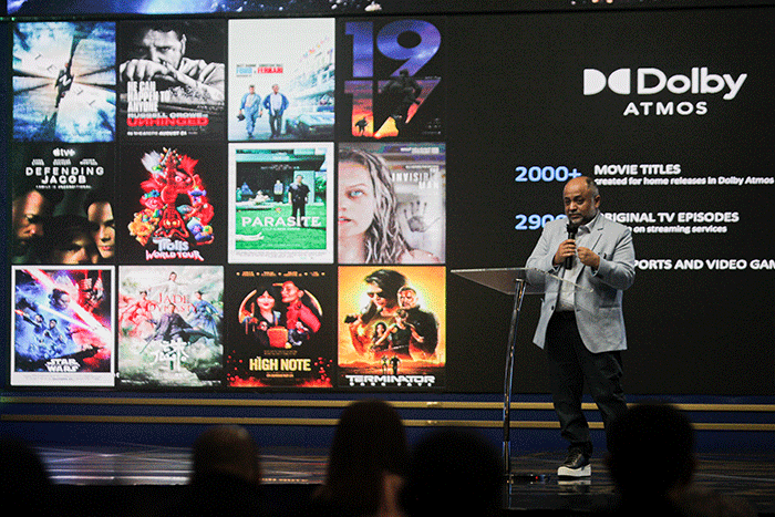 Penandatanganan kerjasama Vision+ x Dolby (Singapura) di MNC Conference Hall, Kebon Sirih, Jakarta Pusat, Kamis (14/4/2022).