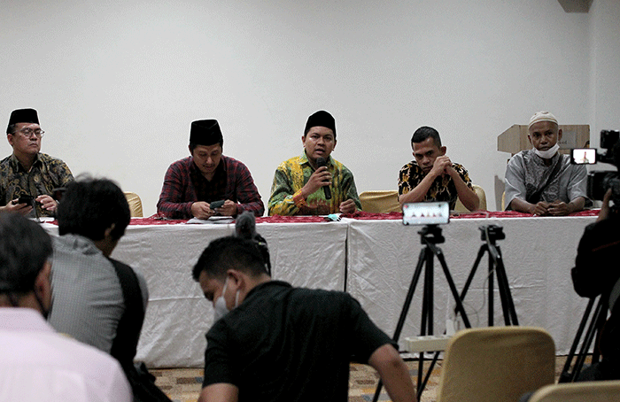 Dukungan Vaksin Halal pada bulan Ramadhan di Jakarta, Senin (18/4/2022).