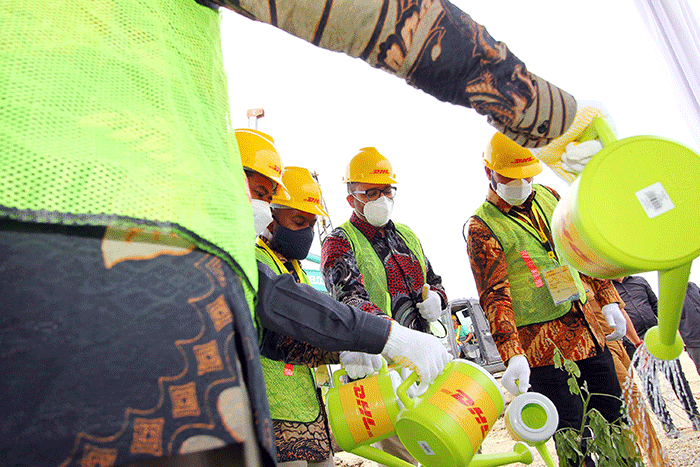 Ground Breaking Gudang DHL Supply Chain Indonesia 