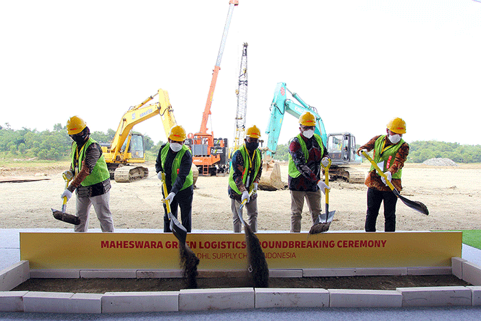 Ground Breaking Gudang DHL Supply Chain Indonesia 