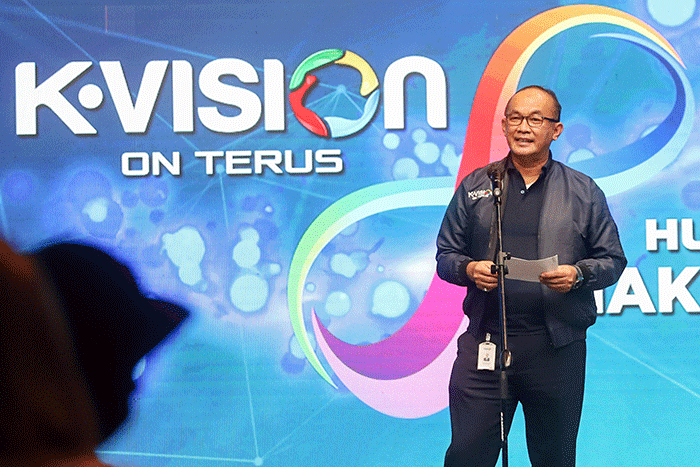 Perayaan momentum perjalanan 8 tahunnya PT Digital Vision Nusantara (K-Vision) di dunia industri televisi digital.