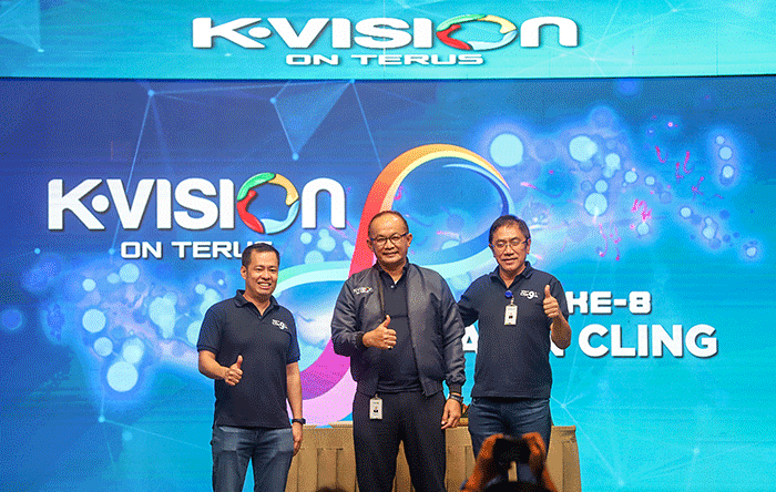 Perayaan momentum perjalanan 8 tahunnya PT Digital Vision Nusantara (K-Vision) di dunia industri televisi digital.