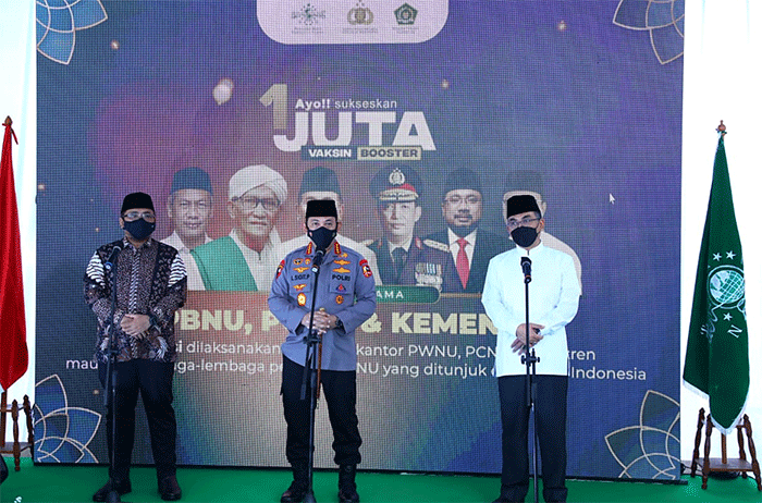 Program satu juta vaksinasi booster yang dimulai pada hari, Kamis (21/4/2022).
