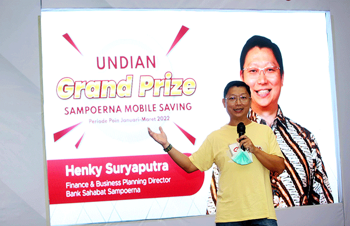 Di penghujung bulan Ramadhan 1443 H / tahun 2022 ini, Bank Sampoerna mengadakan undian Grand Prize Tabungan Sampoerna Mobile Saving (SMS).