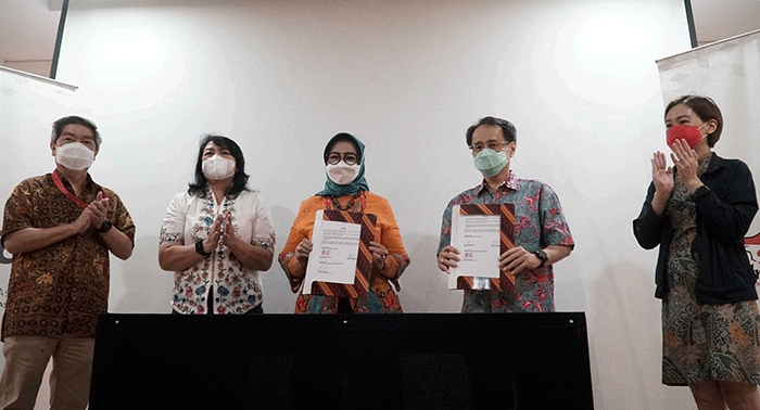 Penandatanganan Memorandum of Undertanding (MoU) Kolaborasi Pembinaan UMKM antara Yayasan Dharma Bhakti Astra (YDBA) dengan APJI.