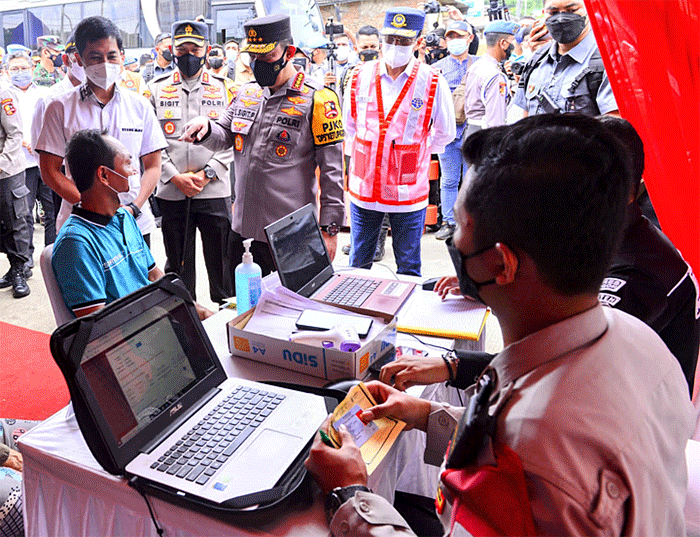 Kapolri Jenderal Listyo Sigit Prabowo mengapresiasi kepada masyarakat yang telah melakukan mudik Hari Raya Idul Fitri atau Lebaran tahun 2022 lebih awal.