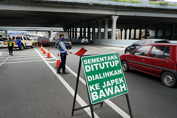 Jalan Tol Layang MBZ Ditutup Situasional