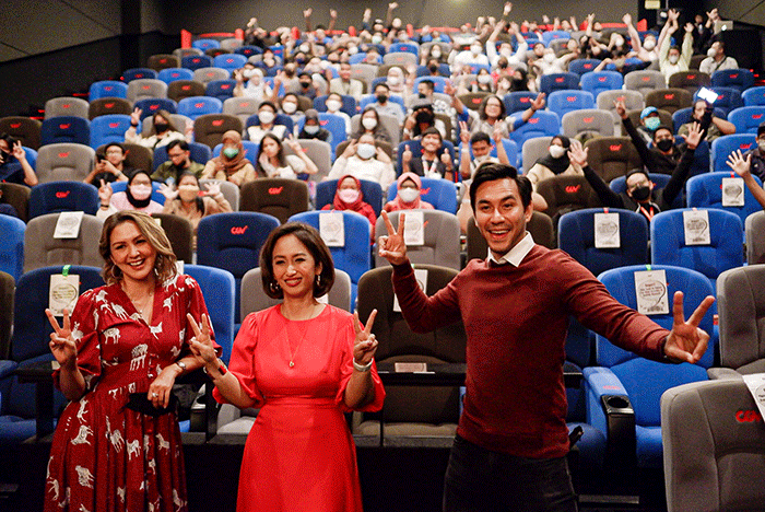 Penayangan perdana film Marvel Studios “Doctor Strange in The Multiverse of Madness” di CGV Pacific Place, Jakarta, Kamis (5/5/2022).