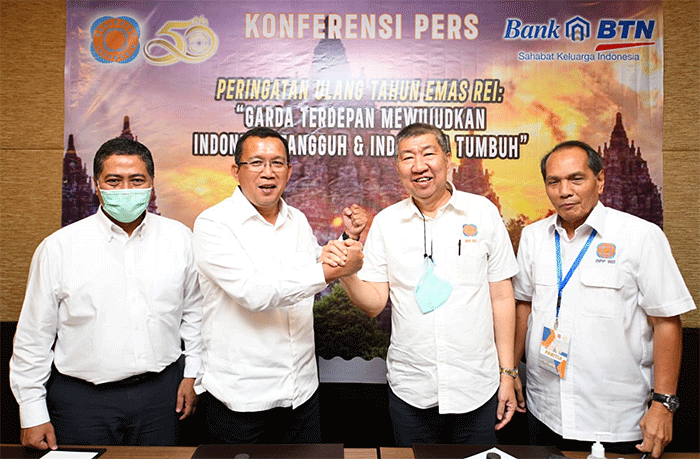 Konferensi pers dalam rangka HUT ke-50 REI di Yogyakarta, Kamis (19/5/2022).