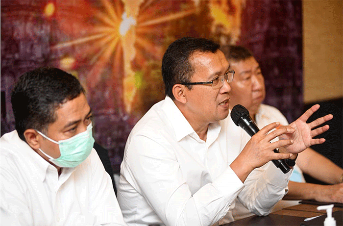 Konferensi pers dalam rangka HUT ke-50 REI di Yogyakarta, Kamis (19/5/2022).