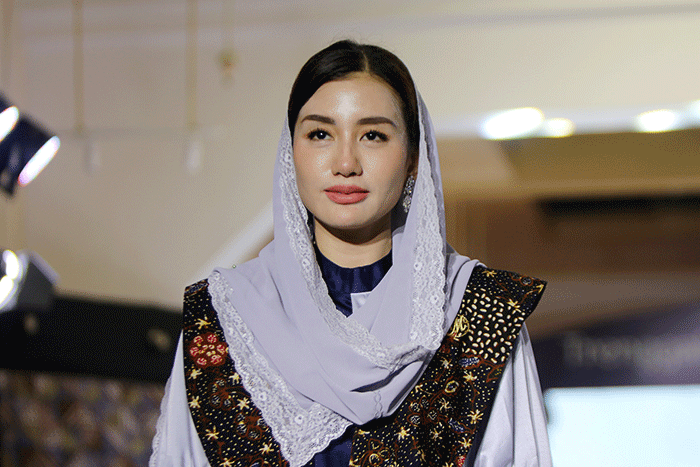 Merayu Trenggalek Fashion Day 2022 di Museum Tekstil, Jakarta, Sabtu (21/5/2022).