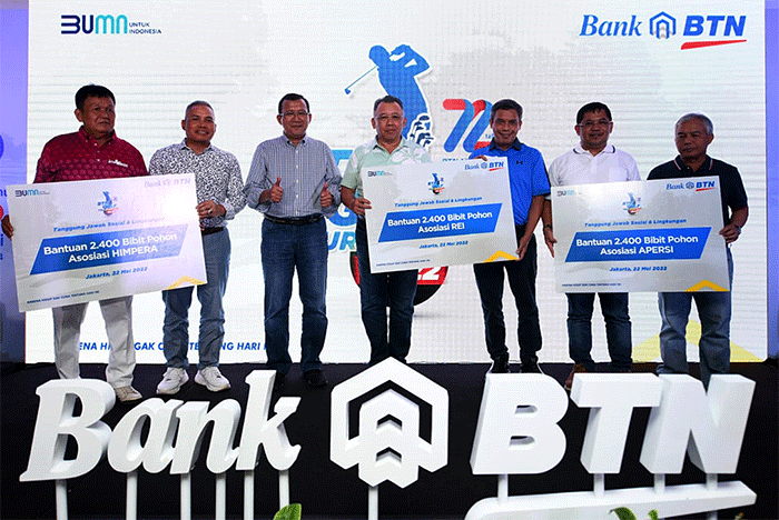 BTN Golf Tournament 2022 di Jakarta, Minggu (22/5/2022).