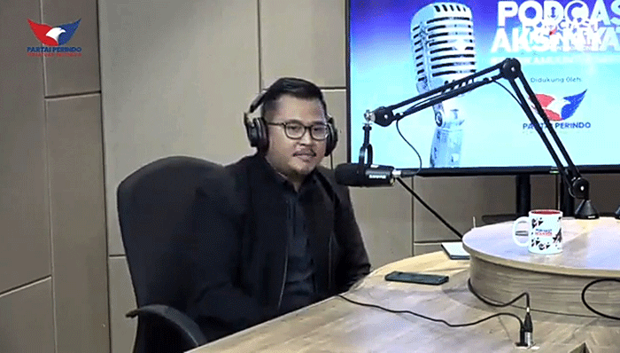 Head of Digital Marketing Albertus Andre menjadi narasumber Podcast Aksi Nyata #DariKamuUntukIndonesia di Studio Talkshow MNC Network, iNews Tower, MNC Center.