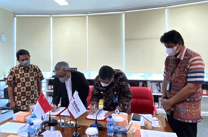 Sinergi antara Bank BTN Syariah dengan Telkom University di Bandung, Jawa Barat, Jumat (27/5/2022).