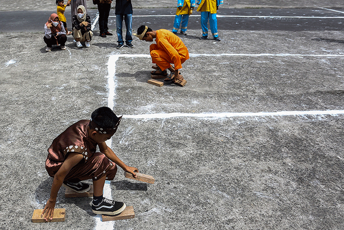 Yuk Intip Momen Lomba Permainan Tradisional Di Pekan Kebudayaan Daerah