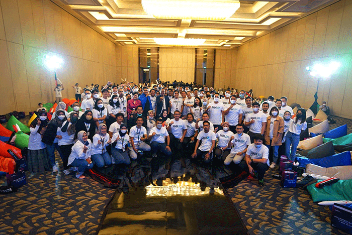 Direktur Utama SIG, Donny Arsal saat acara Millennials Gathering SIG Group 2022.