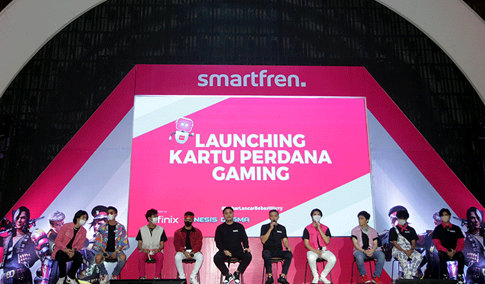Peluncuran kartu perdana gaming untuk mendukung perkembangan esports di Indonesia di Jakarta, Kamis (2/6/2022).
