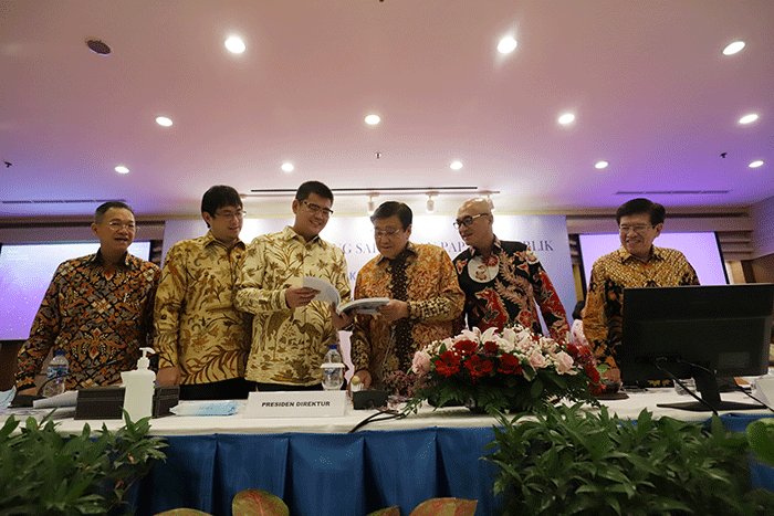 Rapat Umum Pemegang Saham Tahunan dan Paparan Publik di Jakarta, Rabu (8/6/2022).
