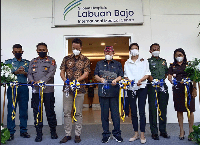 Peresmian Siloam Labuan Bajo International Medical Centre (LIMC), Manggarai Barat, Nusa Tenggara Timur, Senin (20/6/2022).