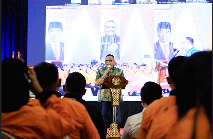Wakil Menteri Ketenagakerjaan, Afriansyah Noor melepas 287 Pekerja Migran Indonesia (PMI) melalui program Government to Government IJEPA Batch ke-15.