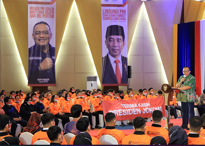 Wakil Menteri Ketenagakerjaan, Afriansyah Noor melepas 287 Pekerja Migran Indonesia (PMI) melalui program Government to Government IJEPA Batch ke-15.