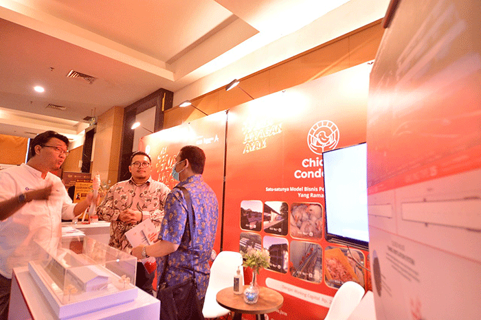 Grand Launching Chicken Condofarm di Jakarta, Rabu (22/6/2022).