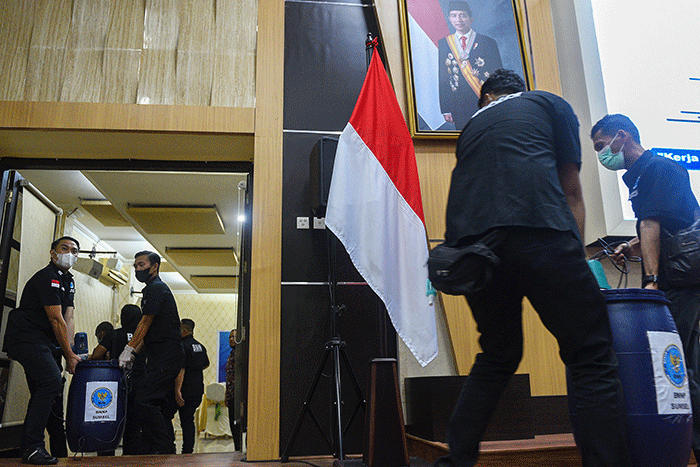 Memperingati Hari Anti Narkotika Internasional (HANI), Badan Narkotika Nasional Provinsi (BNNP) Sumsel memusnakan 4 kg narkotika jenis sabu.