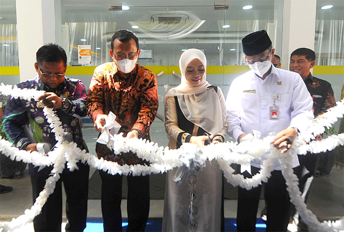 Peresmian Gedung Baru Bank BTN Kantor Cabang Syariah (KCS) Banda Aceh, di Kuta Alam, Banda Aceh, Rabu (29/6/2022).