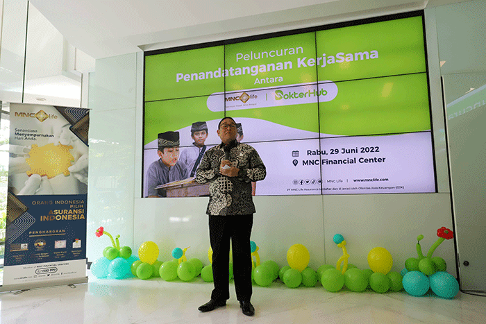 Peluncuran Penandatanganan Kerja Sama antara MNC Life dan DokterHub di MNC Financial Centre, MNC Center, Kebon Sirih.