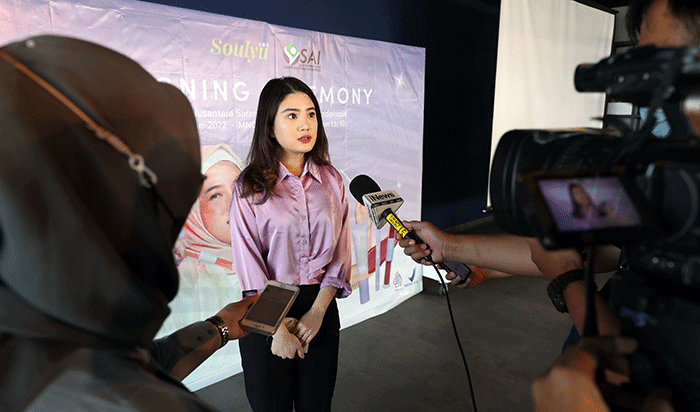 Penandatanganan kerja sama untuk mendistribusikan produk Soulyu khususnya di wilayah Jawa dan Bali selain Jabodetabek.
