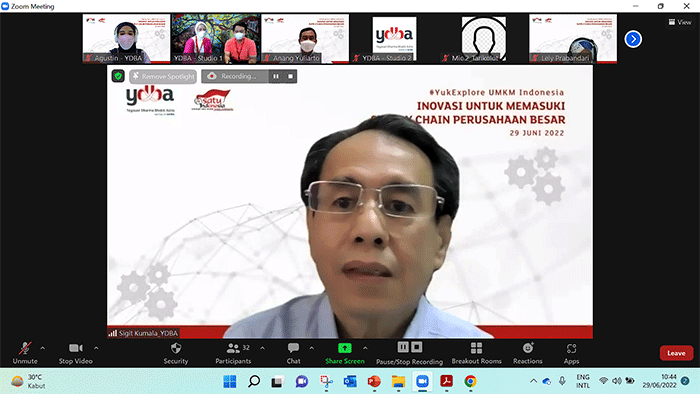 Astra melalui Yayasan Dharma Bhakti Astra terus melakukan kolaborasi, salah satunya dengan PT Astra Honda Motor (PT AHM) untuk melibatkan UMKM binaan YDBA.