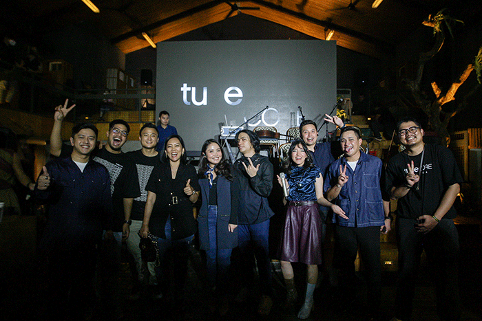 HIVI!, Gerald Situmorang dan Ify Alyssa saat berkolaborasi dalam acara Launch Event Unlimited TuneCore Indonesia di Senopati, Jakarta Selatan, Rabu (29/6/2022).