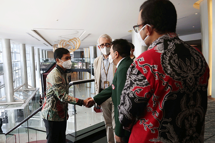 Konferensi Asosiasi Dokter Medis Sedunia (World Medical Association) 2022 di Jakarta, Senin (4/7/2022).