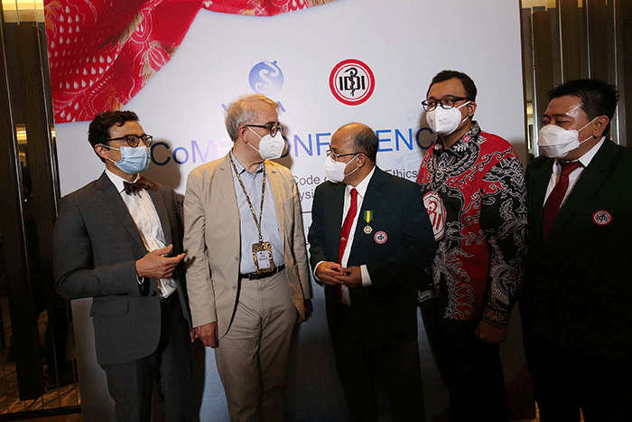 Konferensi Asosiasi Dokter Medis Sedunia (World Medical Association) 2022 di Jakarta, Senin (4/7/2022).
