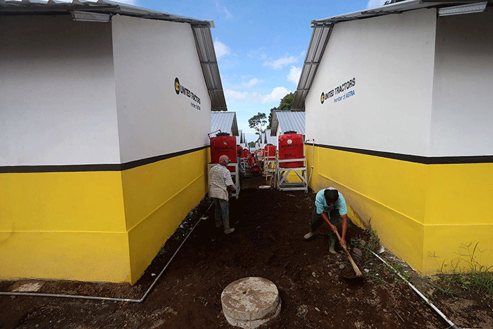 Serahterima unit di Bumi Semeru Damai (BSD), tepatnya di Desa Sumber Mujur, Kecamatan Candipuro, Kabupaten Lumajang, Jawa Timur, Kamis (7/7/2022).