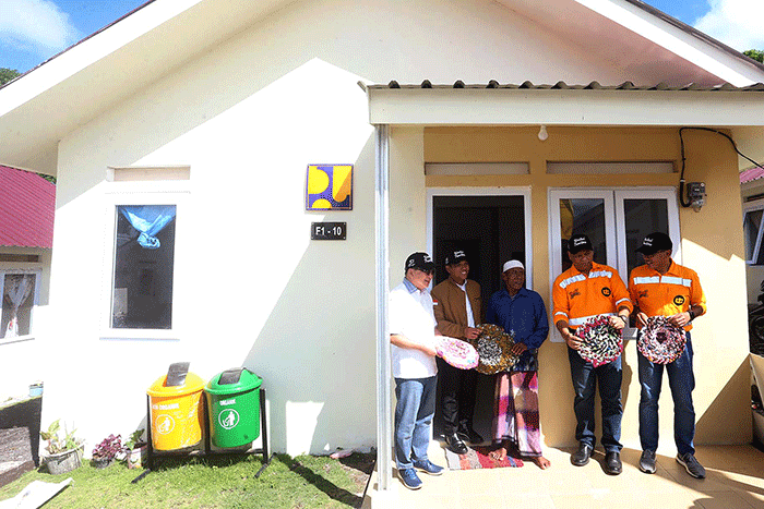 Serahterima unit di Bumi Semeru Damai (BSD), tepatnya di Desa Sumber Mujur, Kecamatan Candipuro, Kabupaten Lumajang, Jawa Timur, Kamis (7/7/2022).