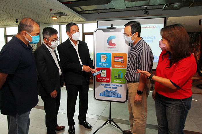 Peluncurkan aplikasi mobile yang bernama Connect bertepatan  dengan perayaan hari jadi ke-48 Panin Dai-chi Life di Jakarta, Senin (18/7/2022).