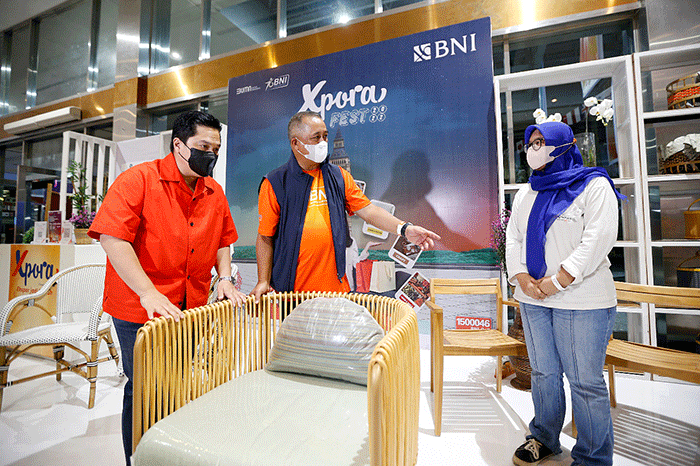 Konser musik BNI Loud Fest 2022 di Jakarta Convention Center, Minggu (17/7/2022).