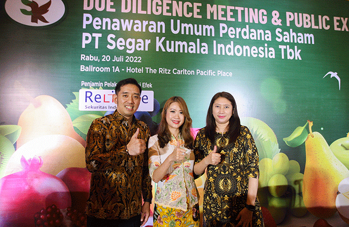 Konferensi Pers Public Expose di Jakarta Selatan, Rabu (20/7/2022).