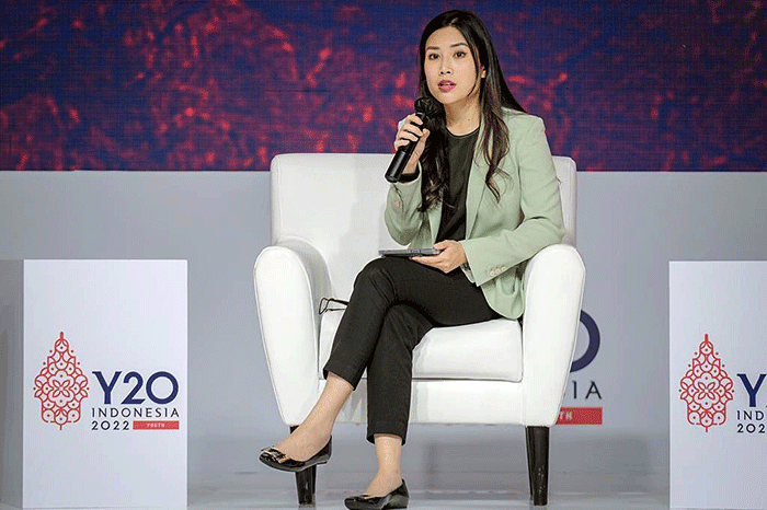 Wamenparekraf Angela Tanoesoedibjo mengajak delegasi “KTT Y20” untuk berperan aktif mewujudkan pariwisata yang berkualitas dan berkelanjutan.