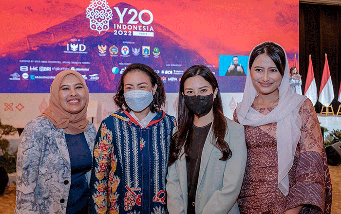 Wamenparekraf Angela Tanoesoedibjo mengajak delegasi “KTT Y20” untuk berperan aktif mewujudkan pariwisata yang berkualitas dan berkelanjutan.