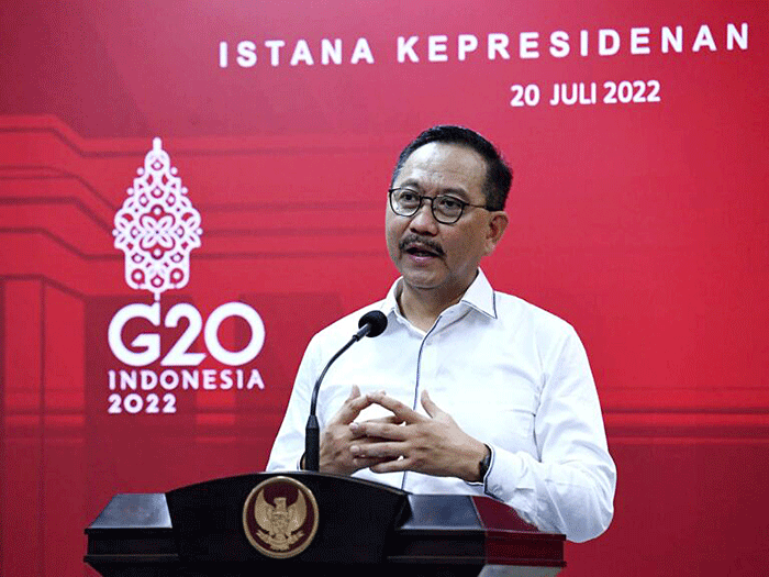 Rapat terbatas yang dipimpin oleh Presiden Joko Widodo di Istana Merdeka, Jakarta, Rabu, 20 Juli 2022.