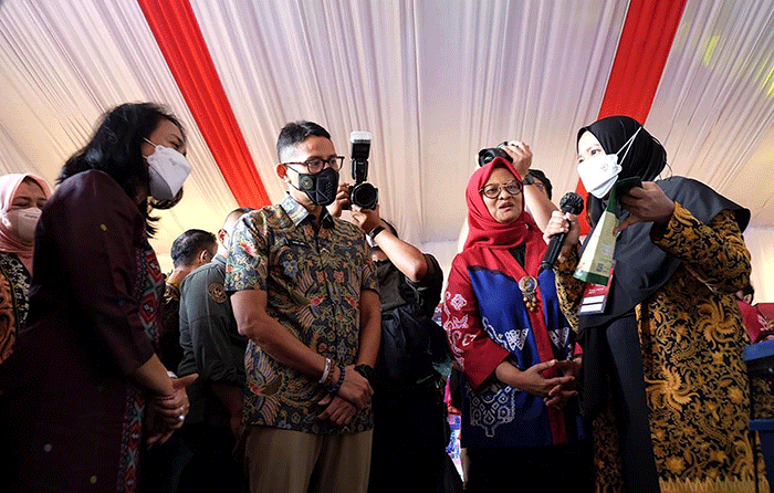 Pertemuan W20 Summit di tepian Danau Toba, Parapat, Kabupaten Simalungun, Rabu (20/7/2022).