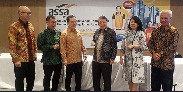 Rapat Umum Pemegang Saham Tahunan (RUPST)  PT Adi Sarana Armada Tbk di Jakarta, Kamis (21/7/2022).
