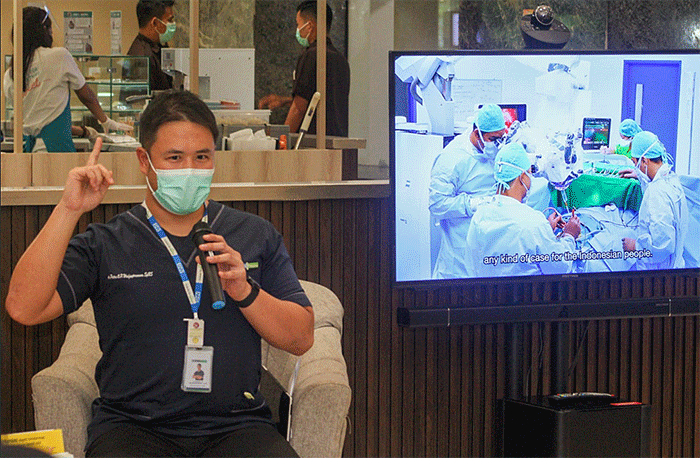 Bincang Kesehatan Otak di Siloam Hospitals, Karawaci, Sabtu (23/7/2022).