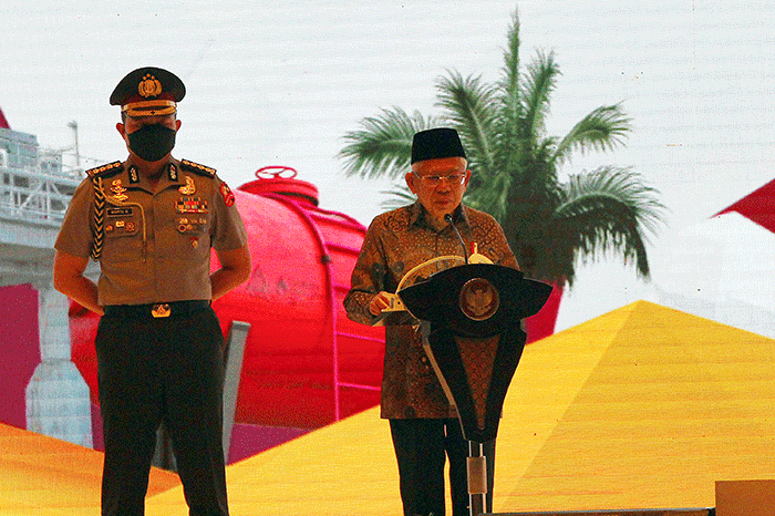 Pembukaan Forum Kapasitas Nasional II 2022 di JCC, Jakarta, Rabu (27/7/2022).
