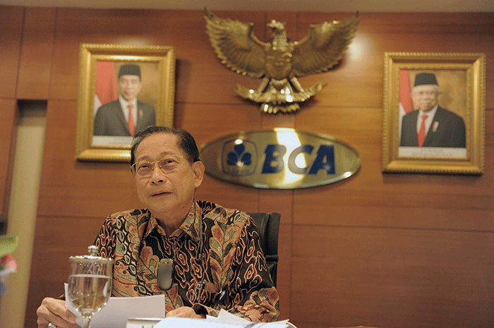 Paparan Kinerja Keuangan BCA Semester I 2022 di Jakarta, Rabu (27/7/2022).
