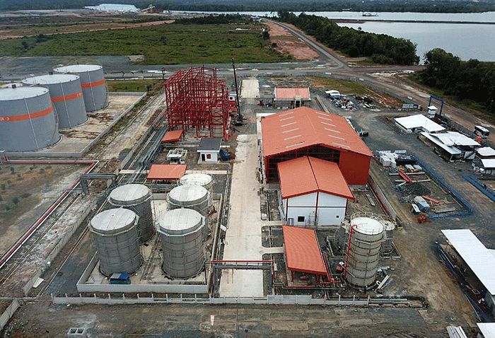 Pabrik Minyak Goreng JARR merupakan fraksinasi dari Pabrik Biodiesel JARR yang nantinya bakal mengolah 250 ton bahan baku per hari.