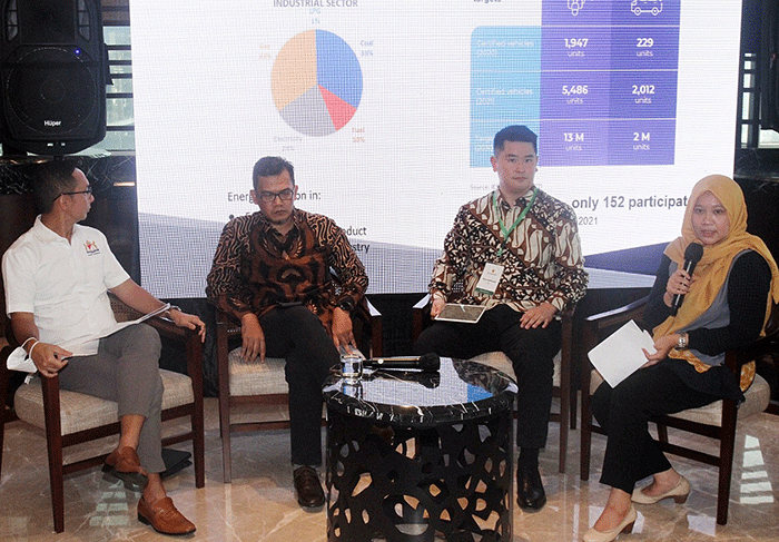 CEO Breakfast Forum yang bertema Memulihkan dan Meningkatkan Penghijauan: Transisi Energi Tanpa Batas untuk Sektor Manufaktur Indonesia di Jakarta.