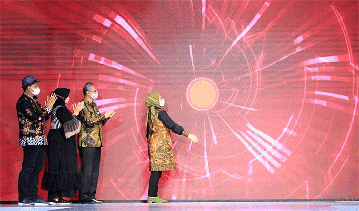 Semarang Fashion Trend (SFT) Tahun 2022, yang dibuka langsung oleh Menteri Ketenagakerjaan Ida Fauziyah, Jumat (5/8/2022).